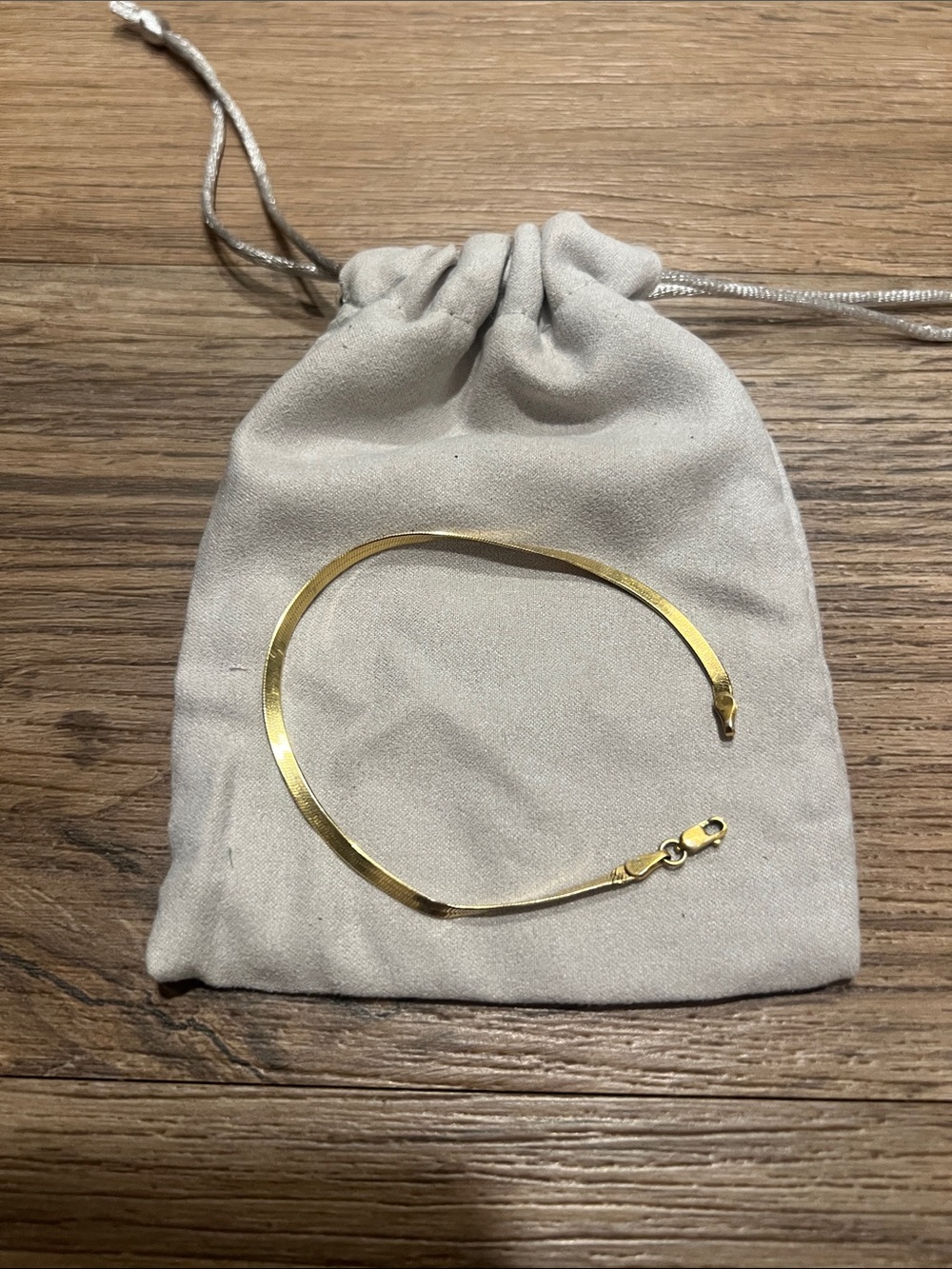 Kendra Scott Herringbone Chain Bracelet in 18k Yellow Gold Vermeil
